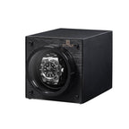 MOZSLY® Black Knight Single Watch Winder -Black Carbon Brazed Piano Paint -- MOZSLY