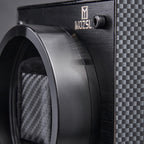 MOZSLY® Black Knight Single Watch Winder -Black Carbon Brazed Piano Paint -- MOZSLY