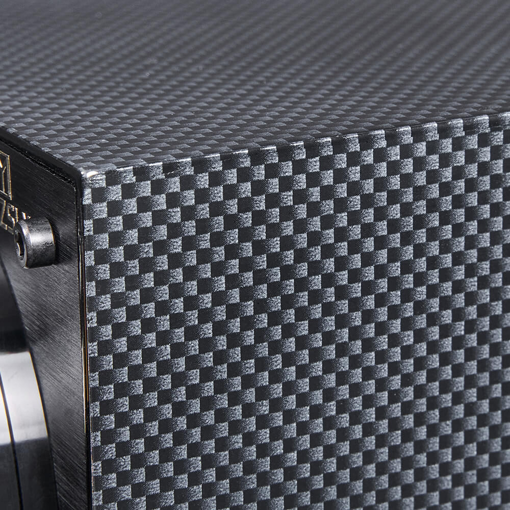 MOZSLY® Black Knight Single Watch Winder -Black Carbon Brazed Piano Paint -- MOZSLY