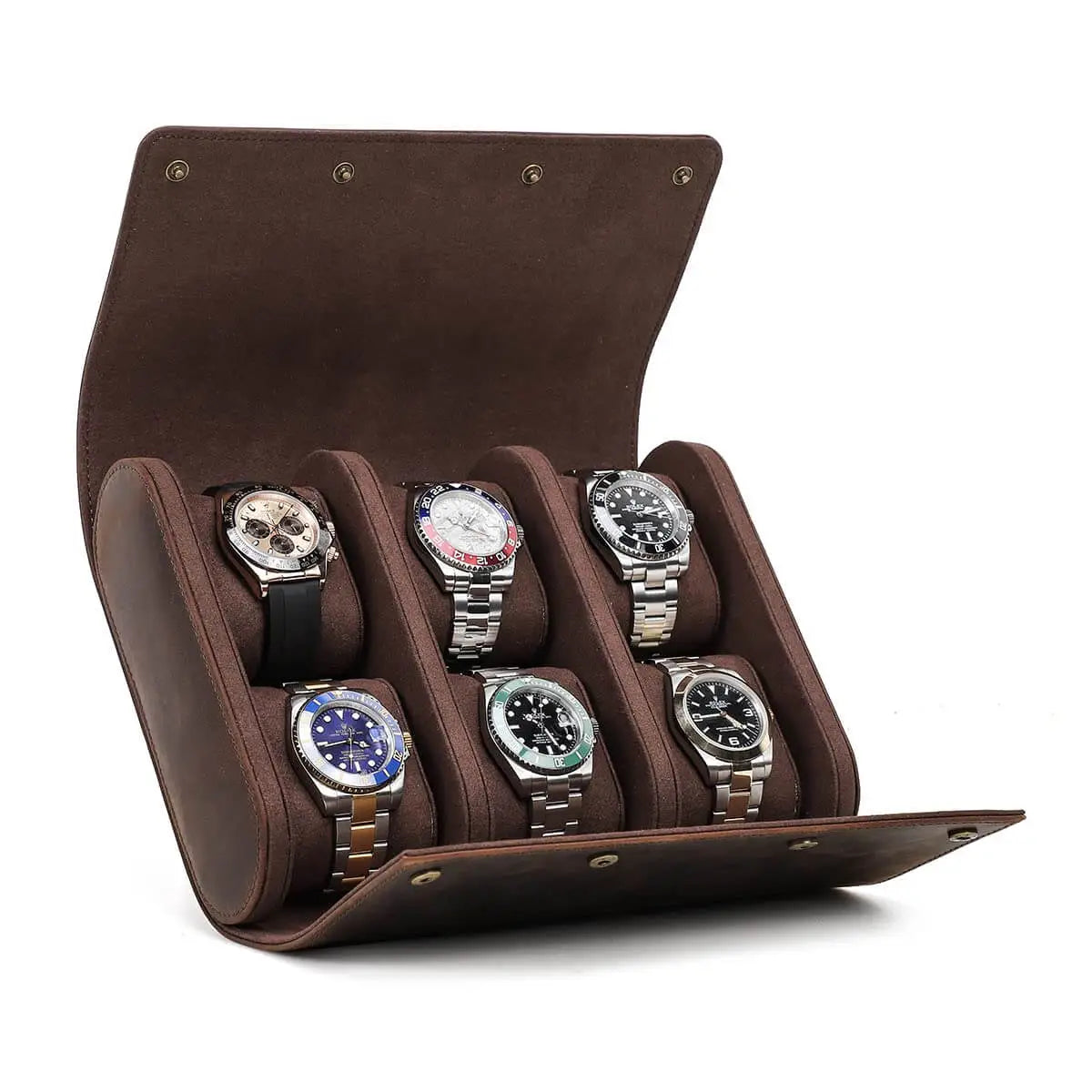 Best 6 leather Watch Roll for Rolex Main image