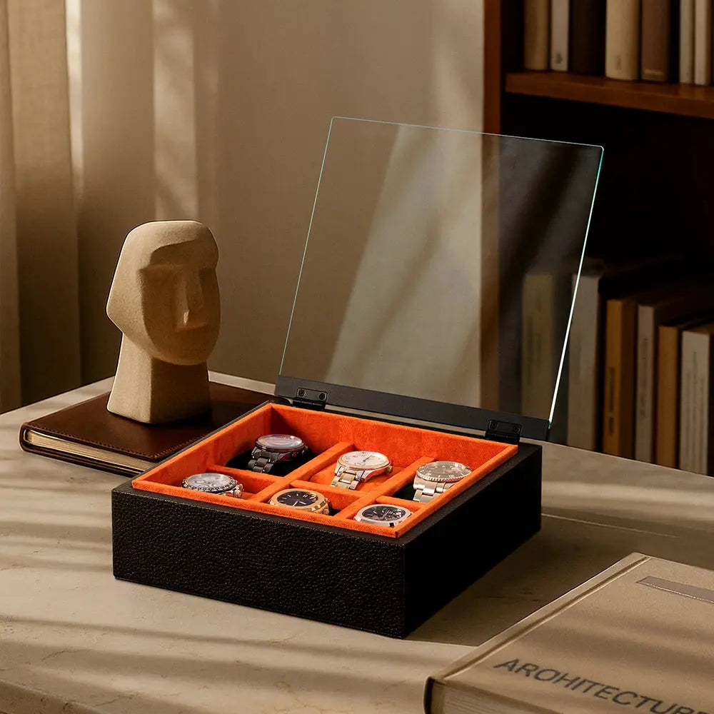 MOZSLY Luxury 6 Watch Display Box-The Architect · LUX_02