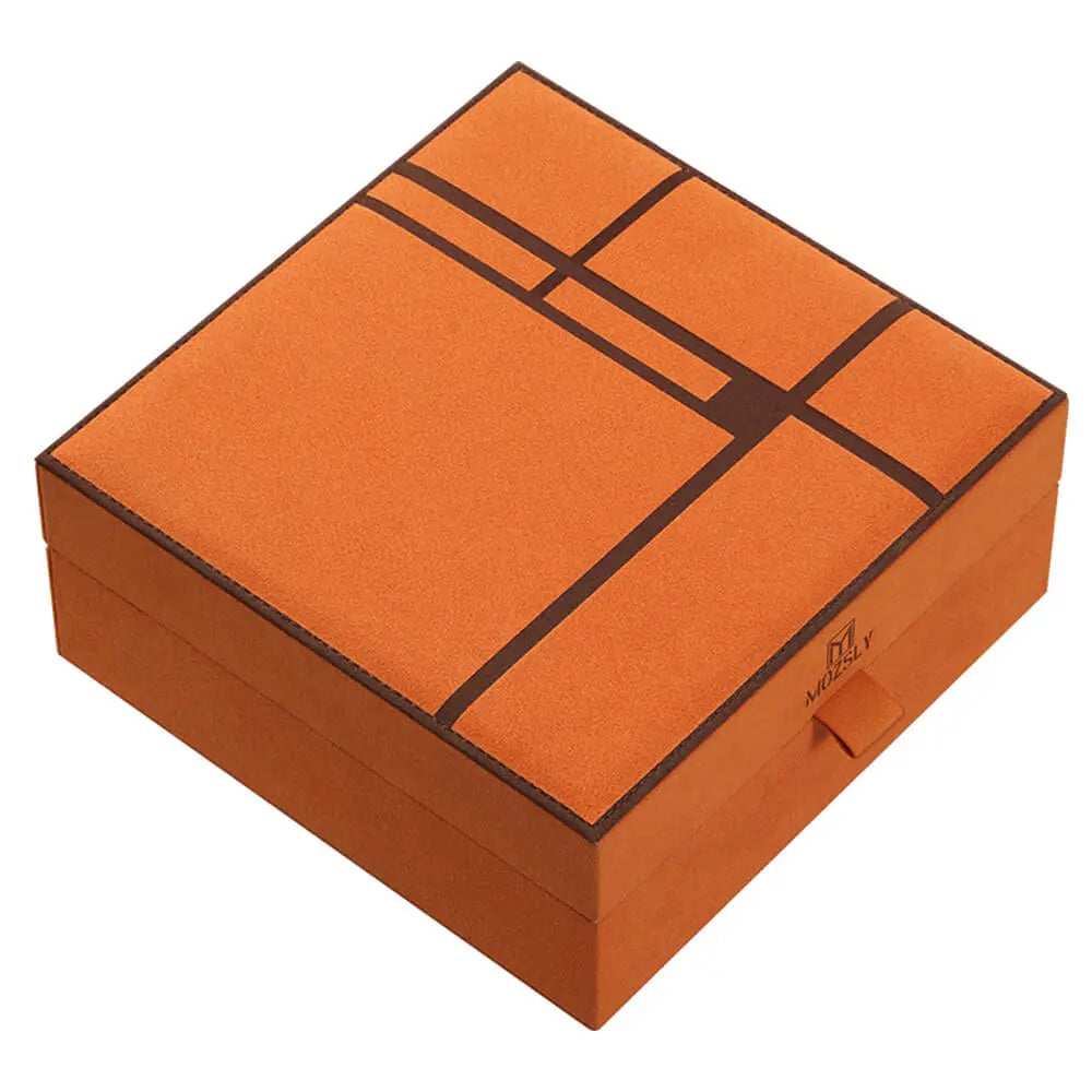 MOZSLY Luxury 6 Watch Storage Box – Seville Glow Orange (Artist’s Series)_06