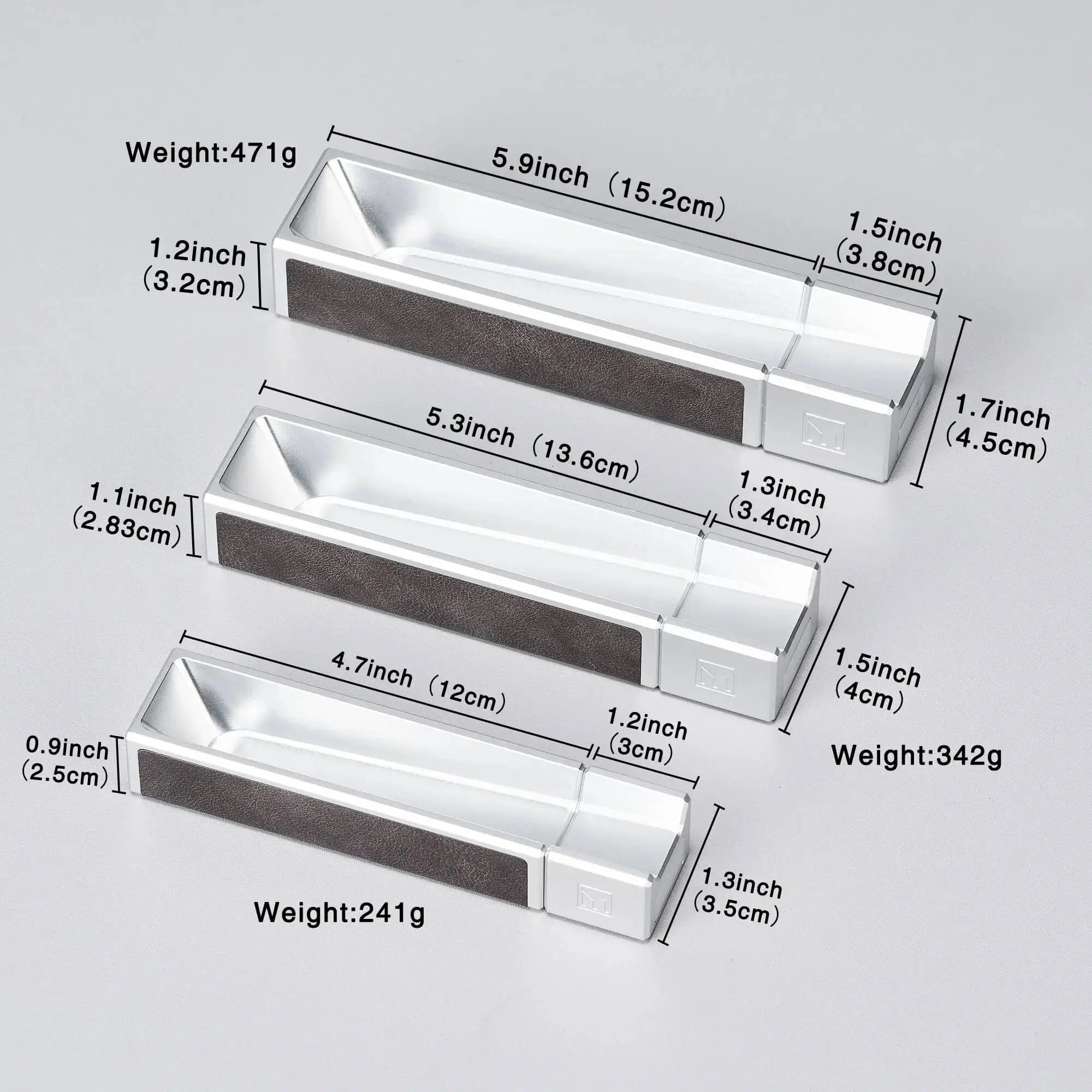 MOZSLY Park It Portable Aluminum Cigar Ashtray-Silver_04