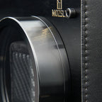 MOZSLY® Black Knight Double Watch Winder - Black Leather_03