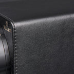 MOZSLY® Black Knight Single Watch Winder - Black Leather -- MOZSLY