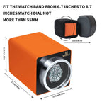 MOZSLY® Leather Watch Winder - Orange - mozsly_02