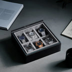 MOZSLY Luxury 6 Watch Display Box-The Architect · NOX_02