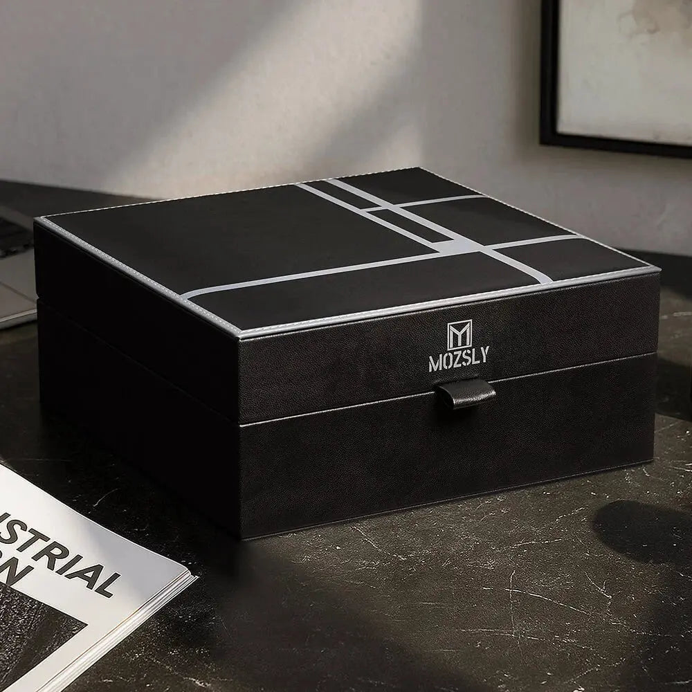 MOZSLY Luxury 6 Watch Storage Box – Berlin Obsidian Black (Artist’s Series)_06