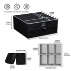 MOZSLY Luxury 6 Watch Storage Box – Berlin Obsidian Black (Artist’s Series)_04