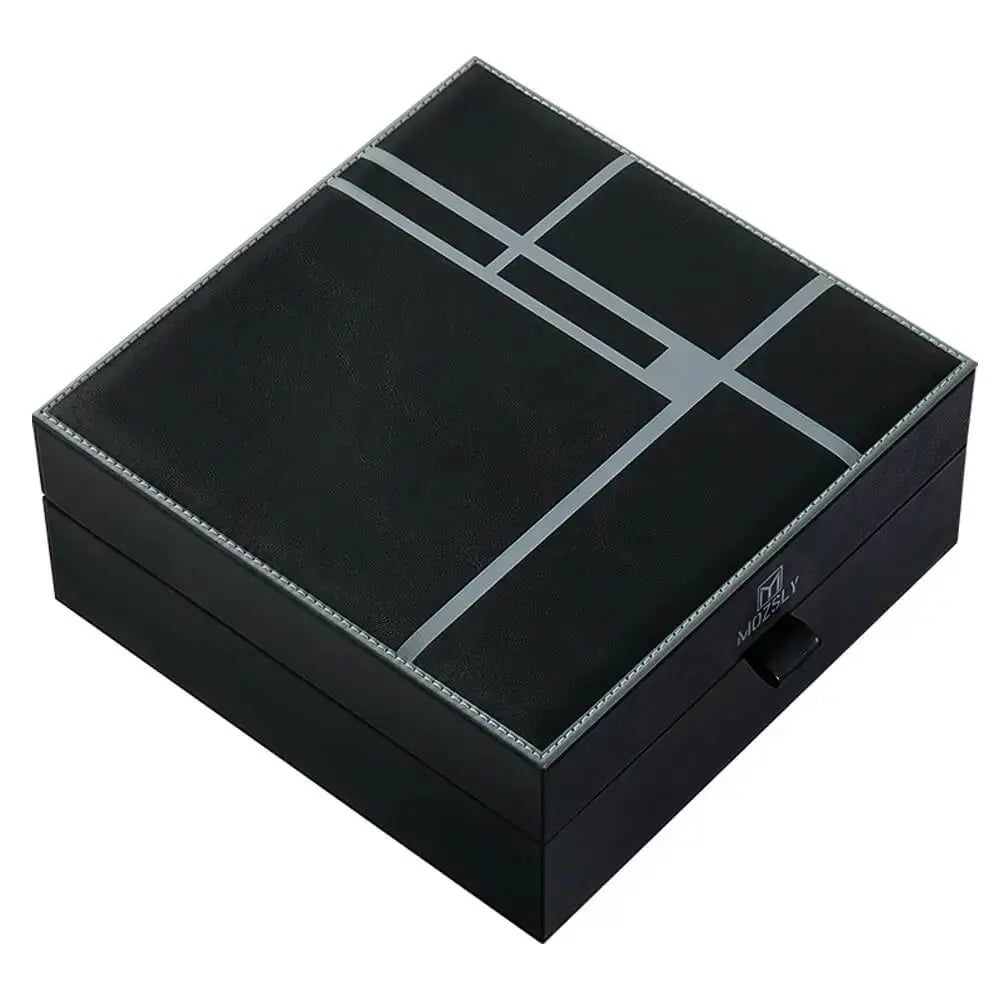 MOZSLY Luxury 6 Watch Storage Box – Berlin Obsidian Black (Artist’s Series)_05