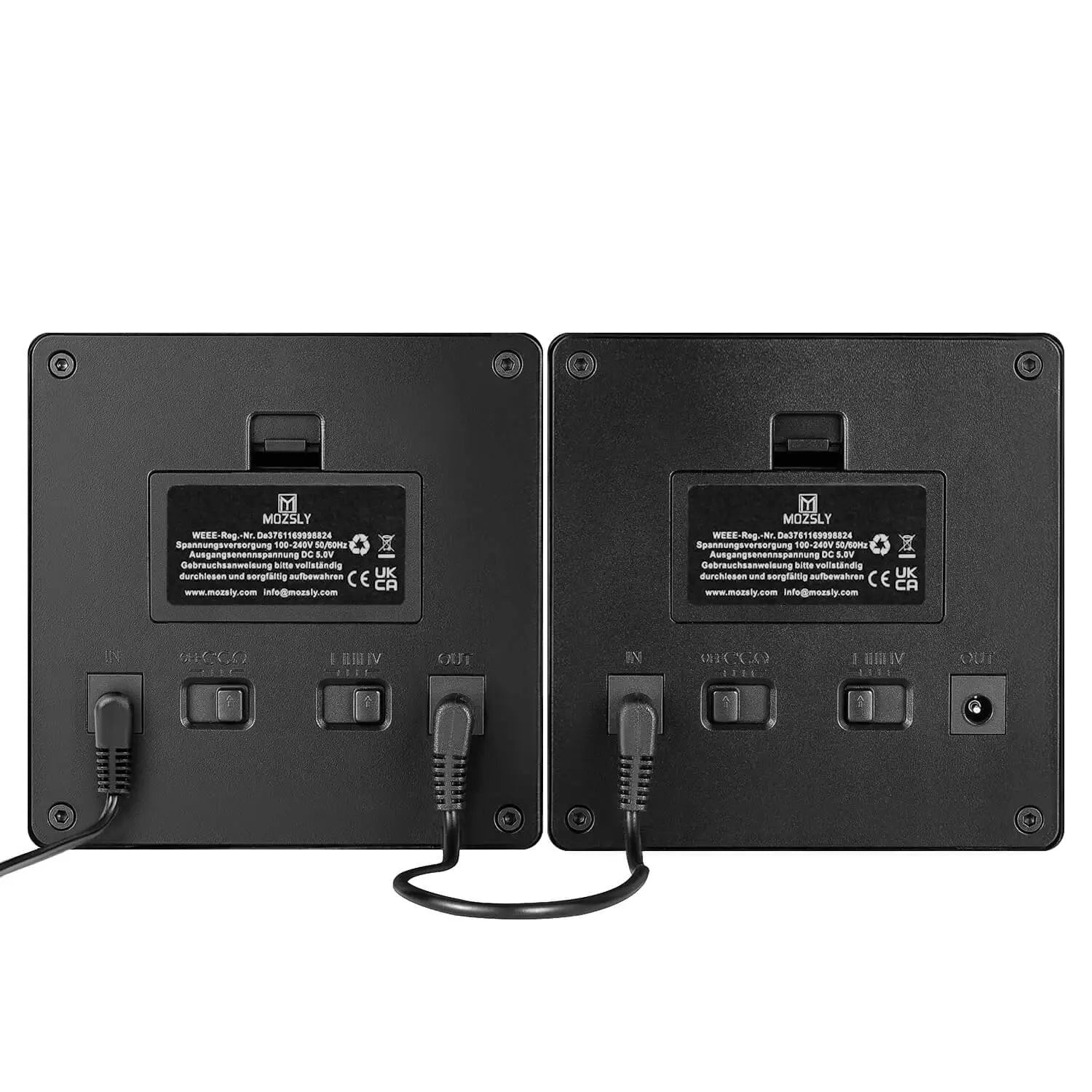 MOZSLY® Single Watch Winder - Space metal  Silver -- Mozsly