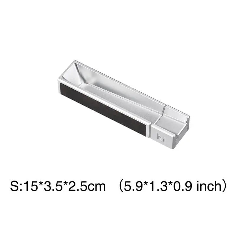MOZSLY Park It Portable Aluminum Cigar Ashtray-Silver