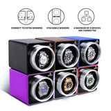 Watch Winders for Automatic Watches-Red Leather-Mozsly